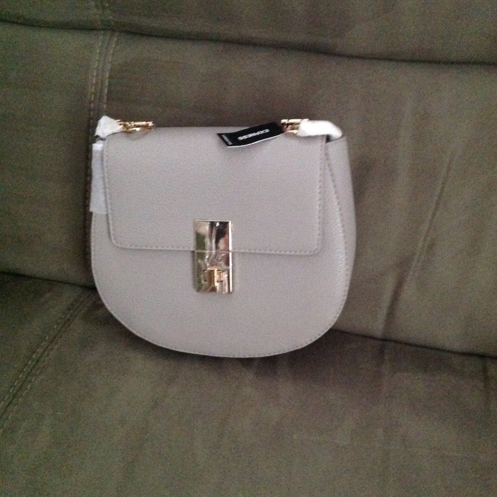 Express cross body grey bag brand new with a tag.